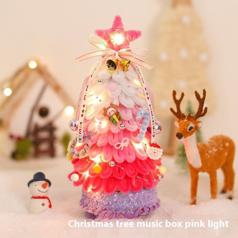 image-Music Box Handmade DIY Material Package Homemade Christmas Decoration