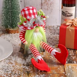 image-Christmas Long Legs Green Beard Doll Decoration Christmas Decorations