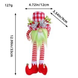 image-Christmas Long Legs Green Beard Doll Decoration Christmas Decorations