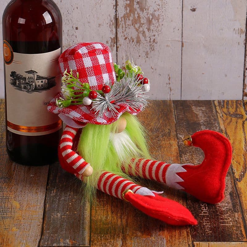 image-Christmas Long Legs Green Beard Doll Decoration Christmas Decorations