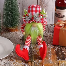 image-Christmas Long Legs Green Beard Doll Decoration Christmas Decorations
