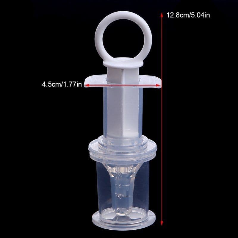 image-Baby syringe medicine feeder infant pacifier type medicine feeder