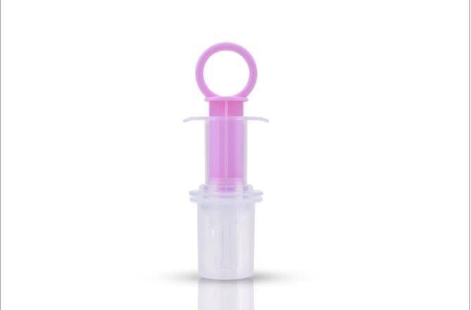 image-Baby syringe medicine feeder infant pacifier type medicine feeder