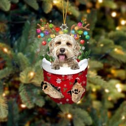 image-Christmas Tree Socks Dog Pendant Decoration Holiday Gift