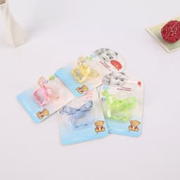 image-Love baby baby baby new baby pacifier anti automatically closed round head flat hair randomly issued