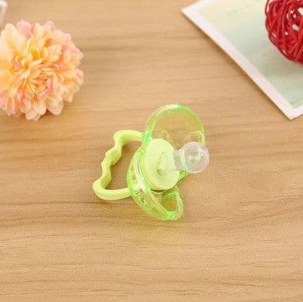 image-Love baby baby baby new baby pacifier anti automatically closed round head flat hair randomly issued