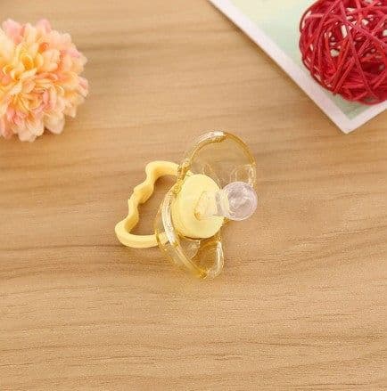 image-Love baby baby baby new baby pacifier anti automatically closed round head flat hair randomly issued