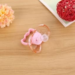 image-Love baby baby baby new baby pacifier anti automatically closed round head flat hair randomly issued