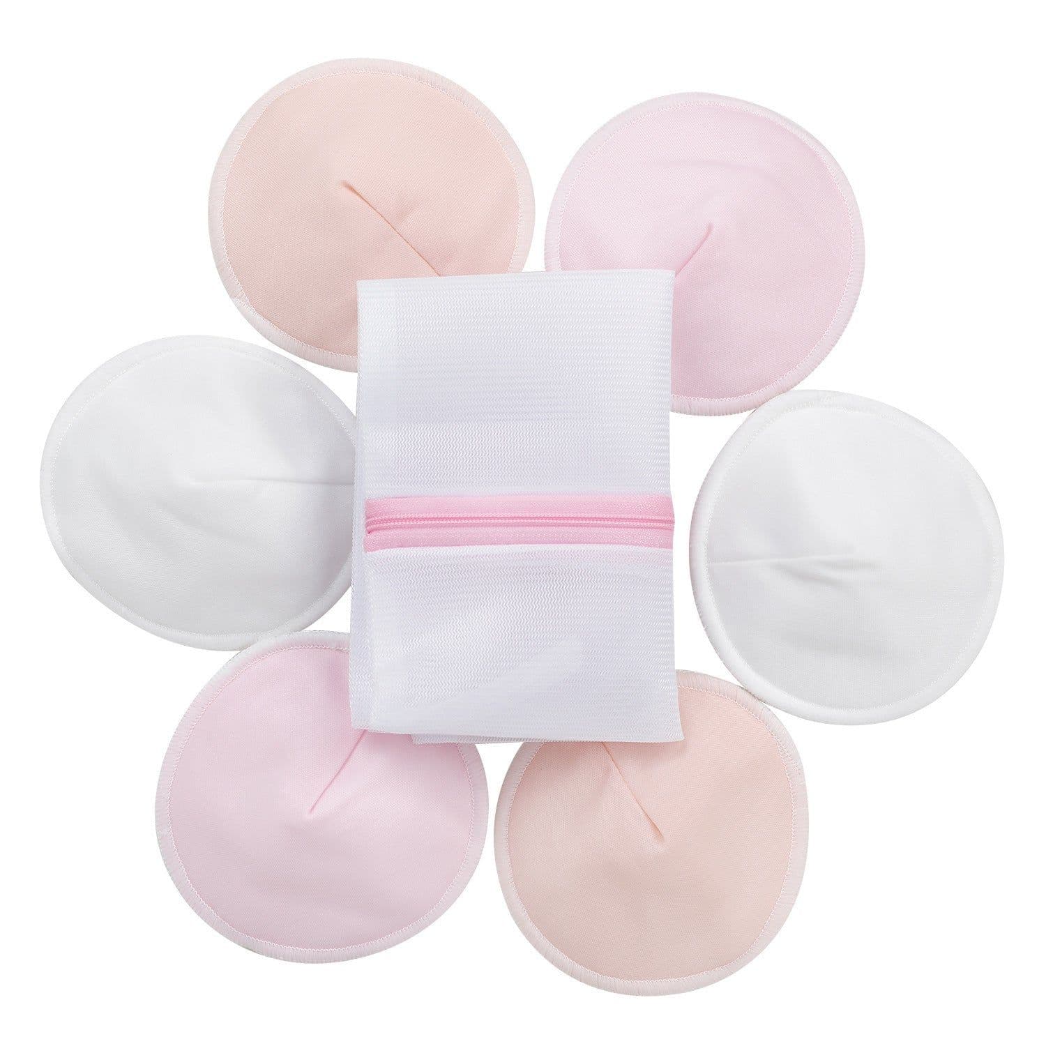 image-Nursing Breast Pads Breastfeeding Nipple Pad For Maternity Breast Feeding Organic Bamboo Nursing Feeding Breast Pads
