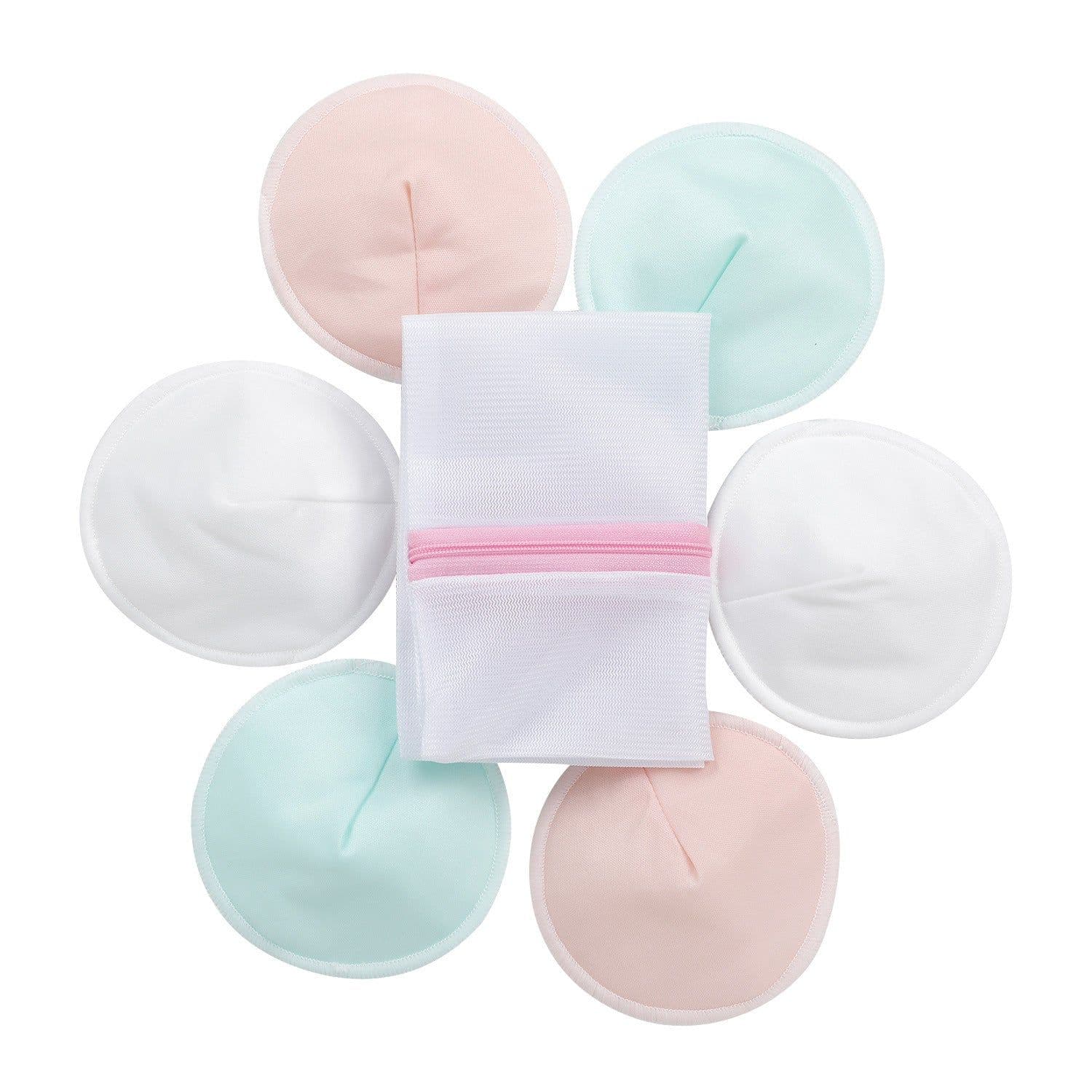 image-Nursing Breast Pads Breastfeeding Nipple Pad For Maternity Breast Feeding Organic Bamboo Nursing Feeding Breast Pads
