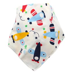 image-Baby Bibs Waterproof Triangle Cotton Cartoon Child Baberos Bandana Bibs Dribble Bibs Newborn Slabber Absorbent Cloth
