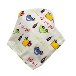 image-Baby Bibs Waterproof Triangle Cotton Cartoon Child Baberos Bandana Bibs Dribble Bibs Newborn Slabber Absorbent Cloth