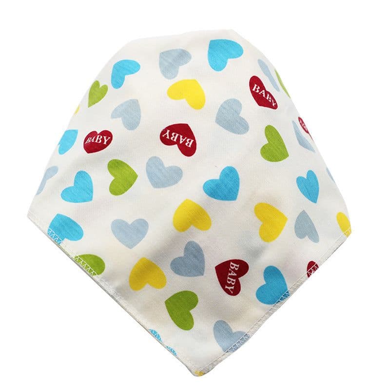 image-Baby Bibs Waterproof Triangle Cotton Cartoon Child Baberos Bandana Bibs Dribble Bibs Newborn Slabber Absorbent Cloth