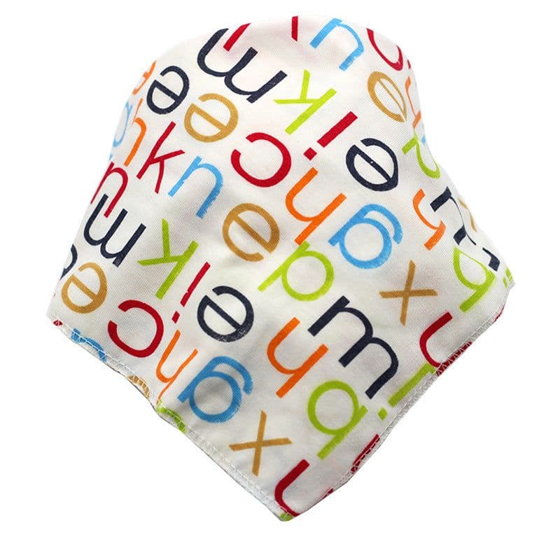 image-Baby Bibs Waterproof Triangle Cotton Cartoon Child Baberos Bandana Bibs Dribble Bibs Newborn Slabber Absorbent Cloth