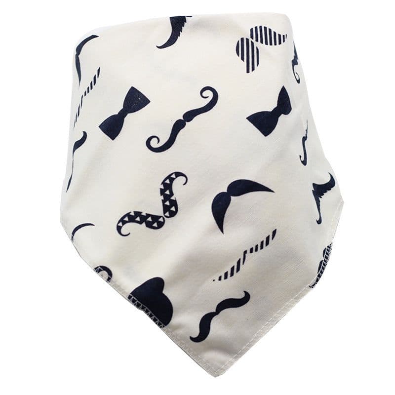 image-Baby Bibs Waterproof Triangle Cotton Cartoon Child Baberos Bandana Bibs Dribble Bibs Newborn Slabber Absorbent Cloth