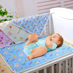 image-Baby waterproof and breathable leakproof pad Baby bed waterproof pad