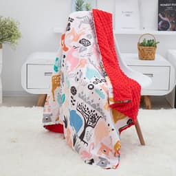 image-Cotton cartoon baby blanket, baby comfort peas blanket