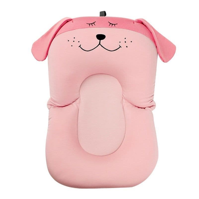 image-Newborn Bath Floating Pad Mat Baby Bath Tub Pad & Chair & Shelf Bathtub Seat Infant Support Cushion Mat Bath Mat Toddler Bloom
