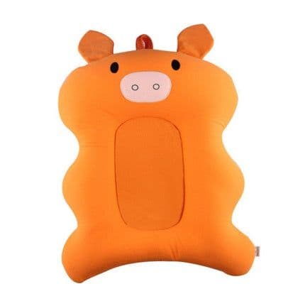 image-Newborn Bath Floating Pad Mat Baby Bath Tub Pad & Chair & Shelf Bathtub Seat Infant Support Cushion Mat Bath Mat Toddler Bloom