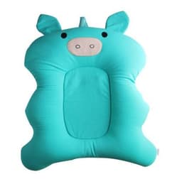 image-Newborn Bath Floating Pad Mat Baby Bath Tub Pad & Chair & Shelf Bathtub Seat Infant Support Cushion Mat Bath Mat Toddler Bloom