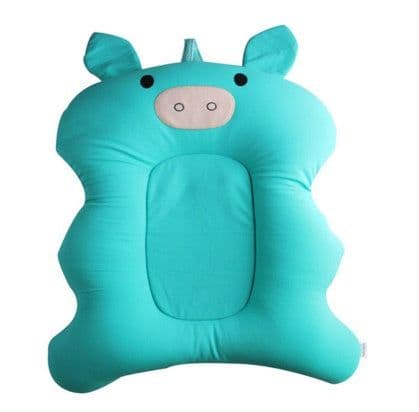 image-Newborn Bath Floating Pad Mat Baby Bath Tub Pad & Chair & Shelf Bathtub Seat Infant Support Cushion Mat Bath Mat Toddler Bloom
