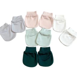image-Bamboo Fiber Baby Clothes Baby Gloves