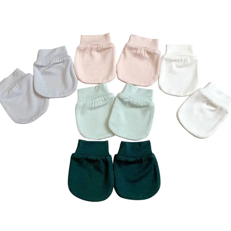 image-Bamboo Fiber Baby Clothes Baby Gloves