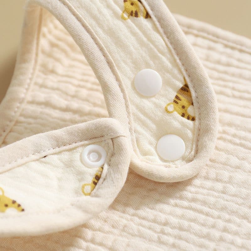 image-Pure Cotton Six-layer Gauze Baby U-shaped Bib