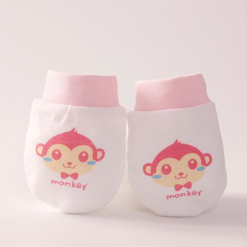 image-Cartoon Anti-scratch Face Gloves For Baby Products