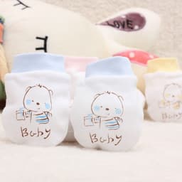 image-Cartoon Anti-scratch Face Gloves For Baby Products