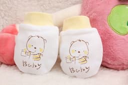image-Cartoon Anti-scratch Face Gloves For Baby Products