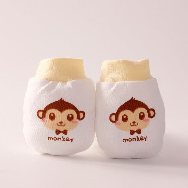 image-Cartoon Anti-scratch Face Gloves For Baby Products