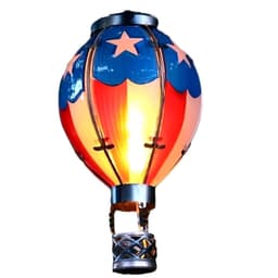 image-Christmas Solar Hot Air Balloon Lantern Outdoor Decoration