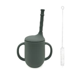 image-New Product Silicone Baby Drinking Cup With Straw Leak-proof And Drop-proof