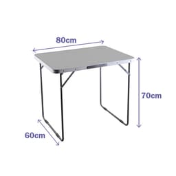 image-Folding Table Marbueno 80 x 70 x 60 cm Multicolour