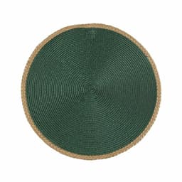 image-Table Mat Versa Green Jute polypropylene Water hyacinth 38 x 38 cm