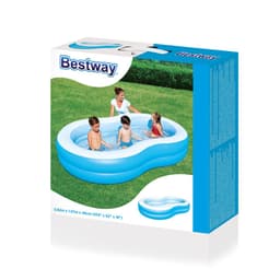 image-Inflatable Paddling Pool for Children Bestway Multicolour 262 x 157 x 46 cm