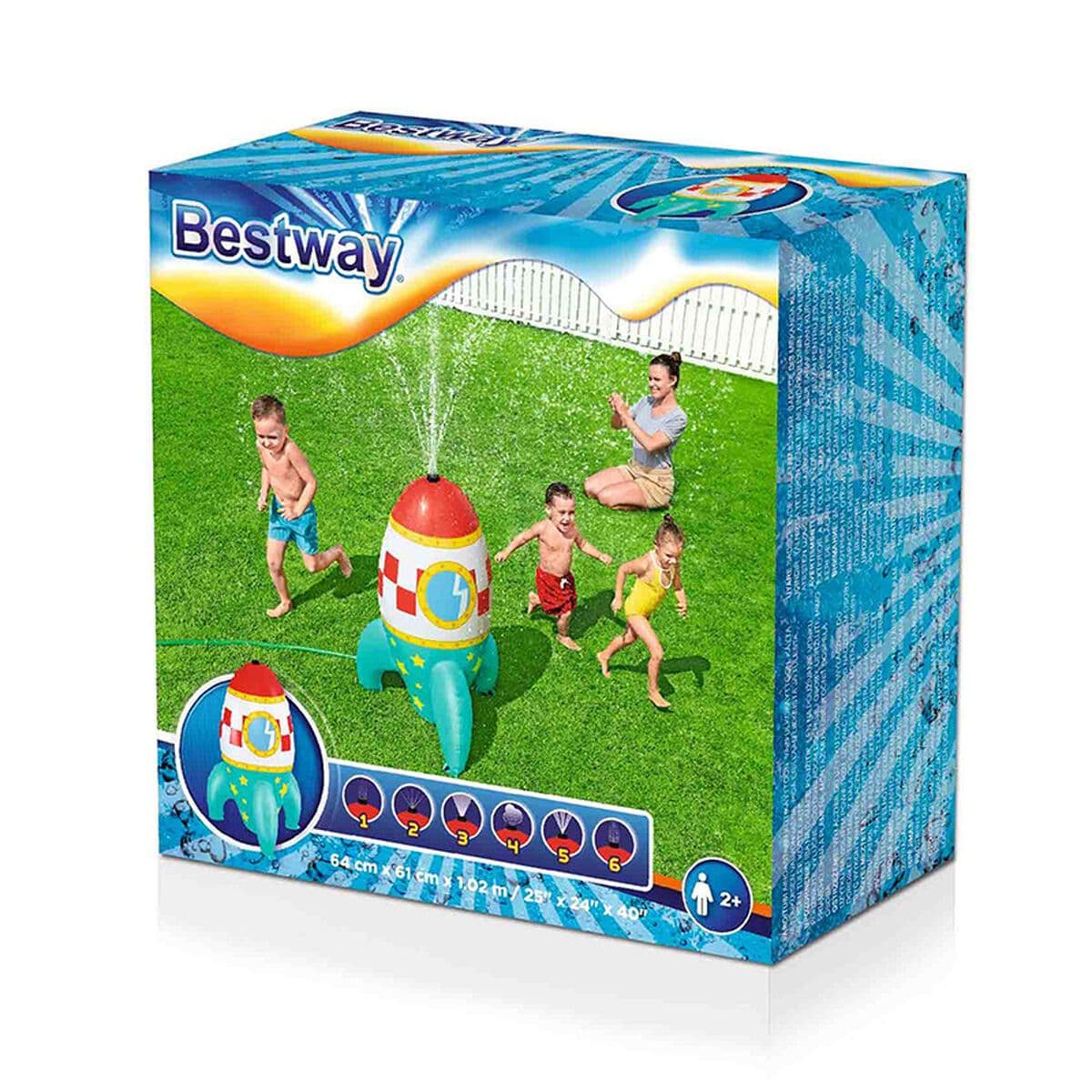 image-Water Sprinkler and Sprayer Toy Bestway Plastic 64 x 61 x 102 cm 61 x 64 x 102 cm Spaceship