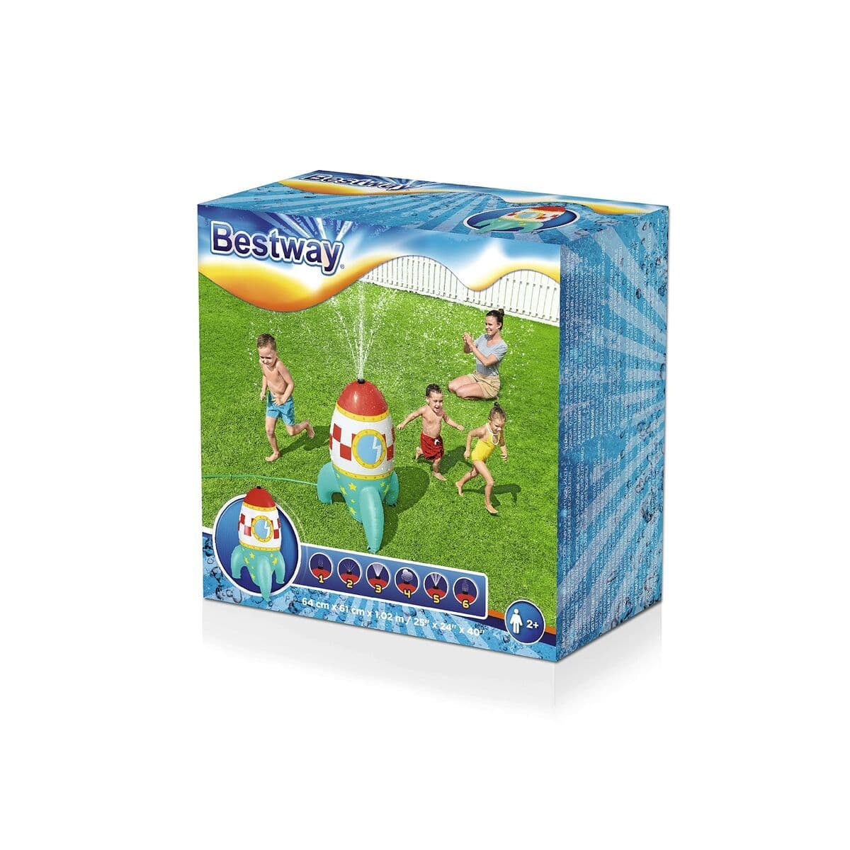 image-Water Sprinkler and Sprayer Toy Bestway Plastic 64 x 61 x 102 cm 61 x 64 x 102 cm Spaceship