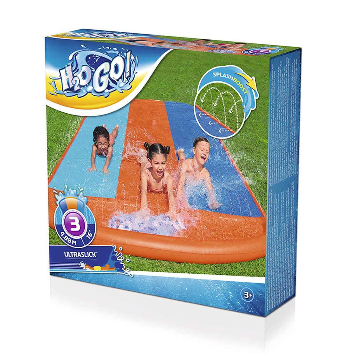 image-Water Slide Bestway 488 x 207,5 cm Sliding Triple
