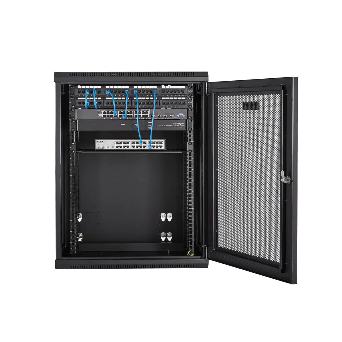 image-Wall-mounted Rack Cabinet Startech RK1520WALHM