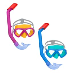 image-Snorkel Goggles and Tube for Children Bestway Blue Fuchsia (1 Unit)