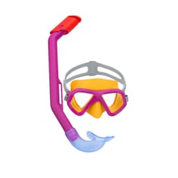 image-Snorkel Goggles and Tube for Children Bestway Blue Fuchsia (1 Unit)