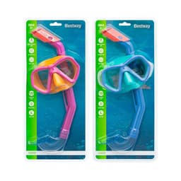 image-Snorkel Goggles and Tube for Children Bestway Blue Fuchsia (1 Unit)