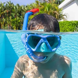 image-Snorkel Goggles and Tube for Children Bestway Blue Fuchsia (1 Unit)
