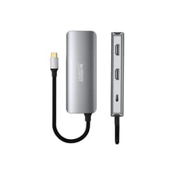 image-USB-C Hub Urban Factory MHC55UF Grey