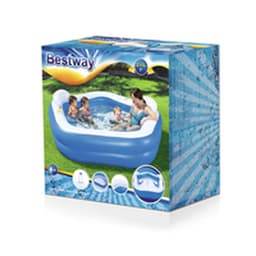 image-Inflatable Paddling Pool for Children Bestway Multicolour 213 x 206 x 69 cm