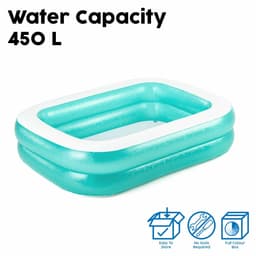 image-Inflatable Paddling Pool for Children Bestway Multicolour 201 x 150 x 51 cm
