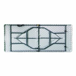 image-Marbueno Folding Table Resin White 180x74x74 cm Catering, Beach & Camping 10528