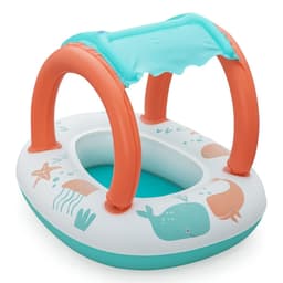image-Bestway Inflatable Kids Boat Comfort 84x67 cm +3 Years Beach Pool 34203